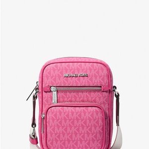 Michael Kors Jet Set Medium Signature Logo Crossbody Bag